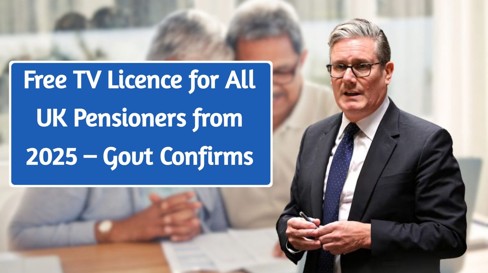 Free TV Licence for All UK Pensioners from 2025 – Govt Confirms